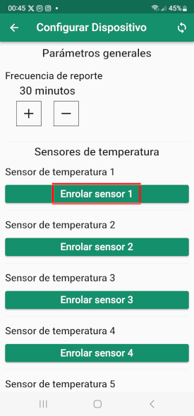 Enroll Sensor 1