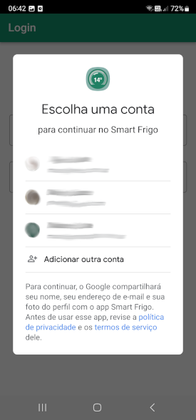 Login com o Google