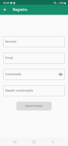 Signup Screen